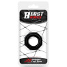 Beast Rings Cockring souple Polygon Noir